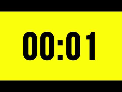 1 Second Timer Countdown No Music With Alarm