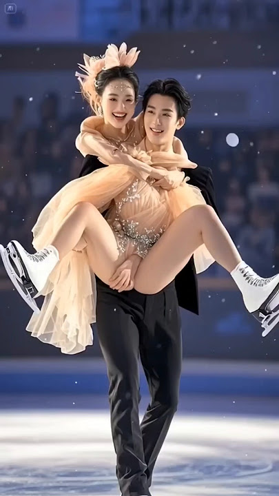Spellbinding Ice Skating Performance 🌌❄️#ailookbook #figureskating #iceskating #dance #sports