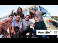 First taste of VAN LIFE in the UK! (ft. Kinging It & Travel Beans)