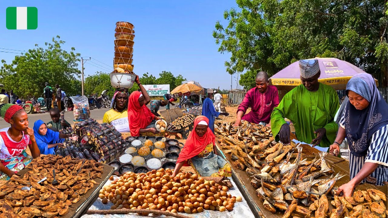 Нигерийский тур по уличной еде за 5 долларов в Кано, Нигерия 🇳🇬