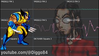 Marvel Super Heroes VS Street Fighter - Wolverine - Mega Drive/Genesis Arrange (Furnace)