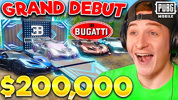 NEW $200,000 BUGATTI GRAND DEBUT SPEED DRIFT! PUBG MOBILE