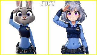 Zootopia Characters If They Were Humans by Paradizy 13,607 views 3 months ago 3 minutes, 12 seconds