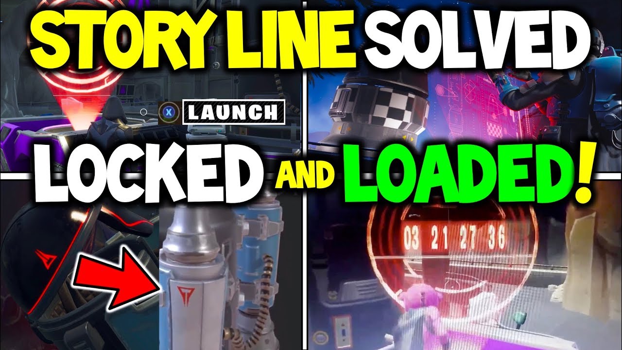 new locked and loaded season 4 story line explained launching the rocket in fortnite new update - fortnite season 4 storyline explained