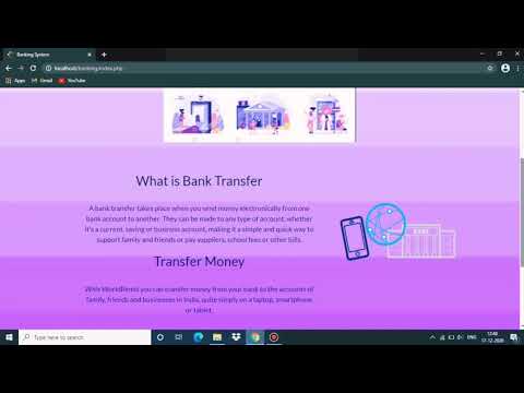 Online Banking System || Web Development || PHP Project