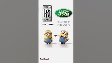 Thumbnail of Rolls Royce Cullinan VS Range Rover autobiography funny minions #car #tiktok #asmr #money #vs #auto