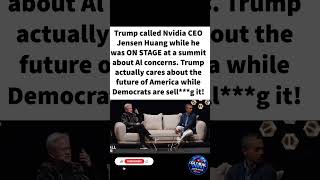 Trump Calls Nvidia CEO Jensen Huang During On-Stage Appearance at AI Summit