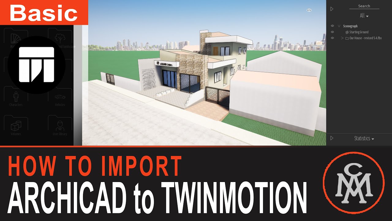 how to import revit file to twinmotion