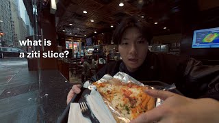 [new york vlog] what even is a ziti slice (first time eating omakase)