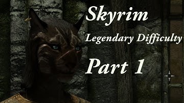 The Elder Scrolls V: Skyrim Legendary Difficulty Story Part 1 - Helgen