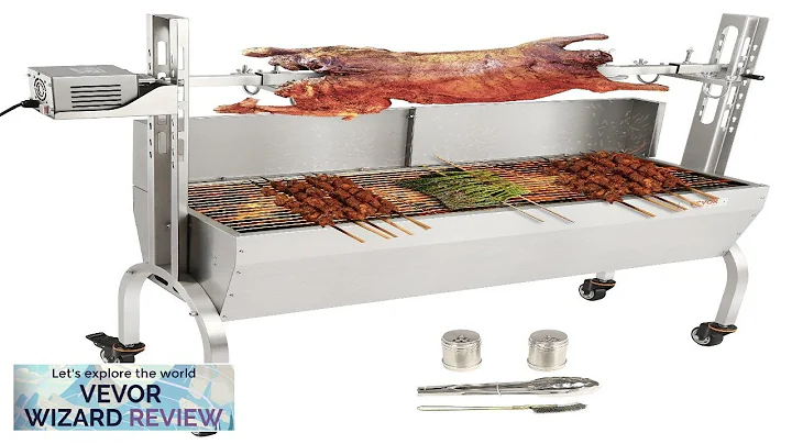 VEVOR Roaster Spit Rotisserie BBQ Grill Pig Lamb Chicken Roaster 50W 132LBS Review