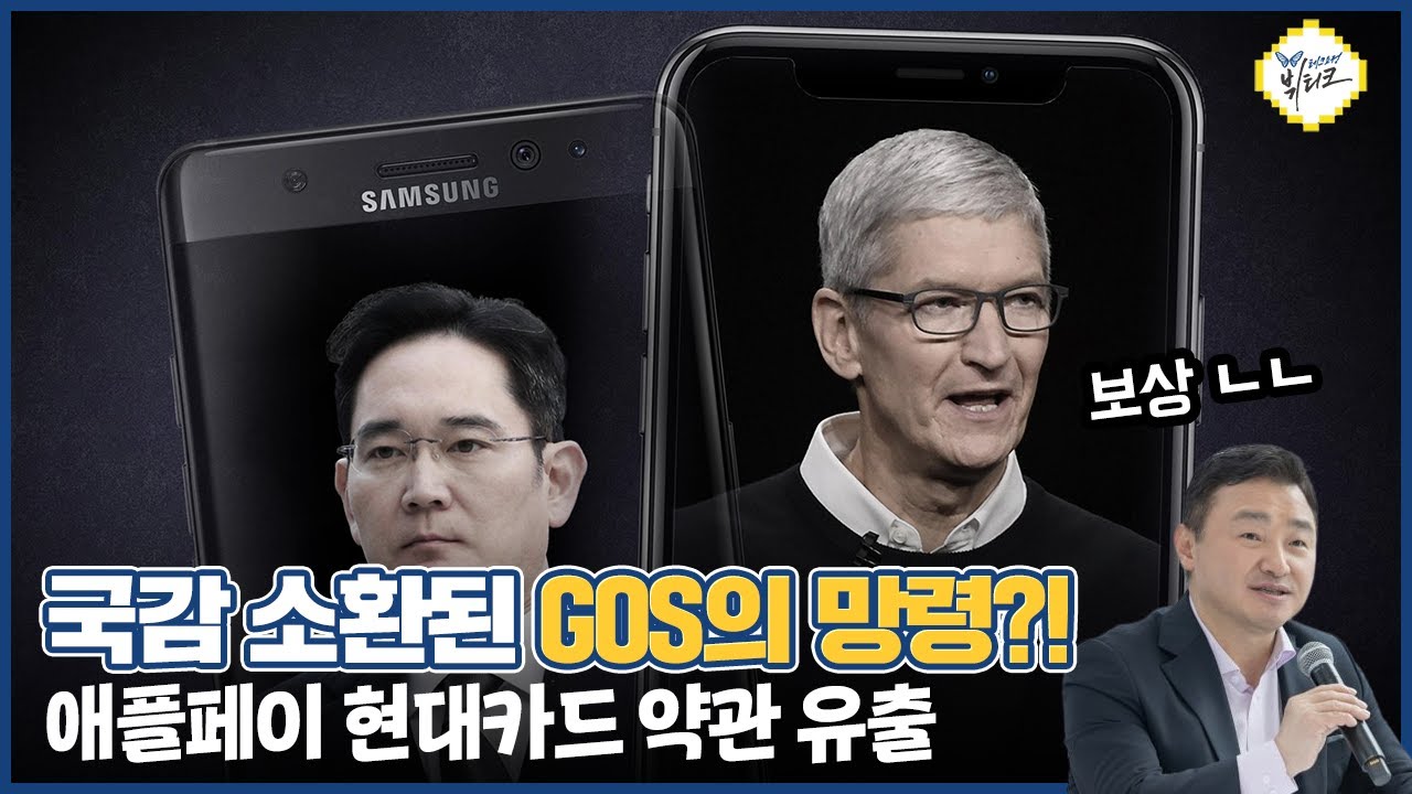 국감에 소환된 삼성전자 노태문 사장과 GOS 망언 총정리! 애플페이 현대카드 약관 유출 이거 크네요