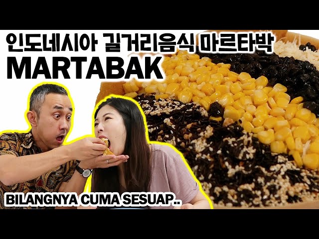 NAGIH BANGET!!! PERTAMA KALI NYOBAIN MARTABAK TERLARIS!! class=