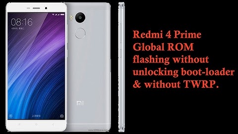 Redmi 4 Prime (Markw) Global ROM without Unlock Bootloader and TWRP