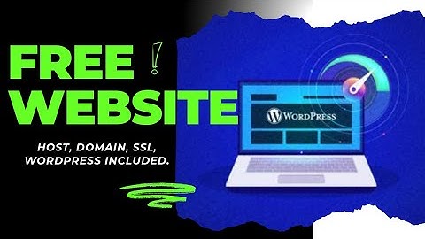 Free Website in Minutes! Host, Domain, SSL, WordPress Included