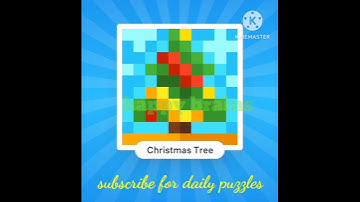 Nonograms Color daily challenge 25 December 2023 answer / solution / how to solve #happybrainsyt