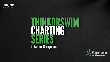 Thinkorswim (ToS) Charting Series - Pattern Recognition