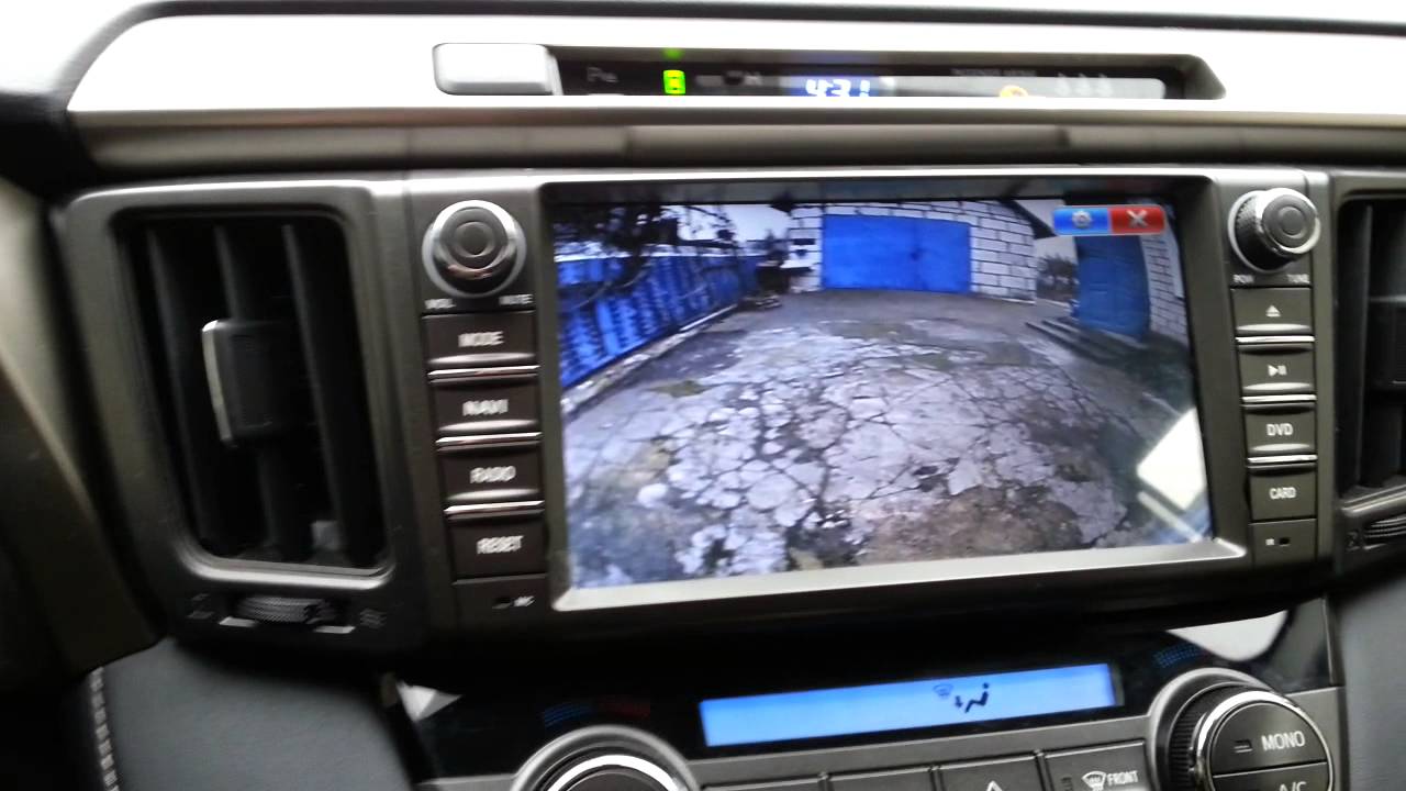 подключение камеры переднего вида в эмблему - YouTube