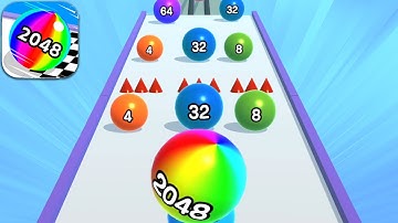 BALL RUN 2048 All Levels Gameplay Walkthrough iOS 19