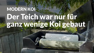 Oli's paper filter system without additional biology | Modern Koi Blog #6867