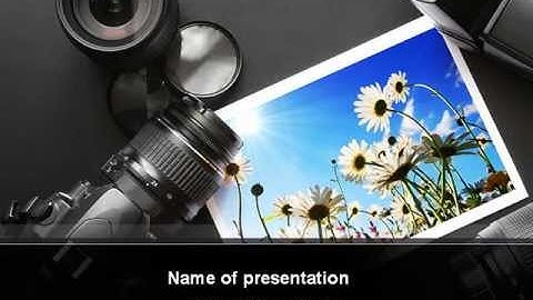 Summer Photo PowerPoint Template by PoweredTemplate.com