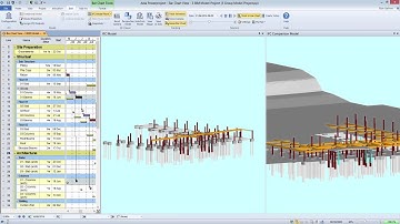Display alternative 3D view using the IFC Comparison Model pane, for baseline or progress analysis