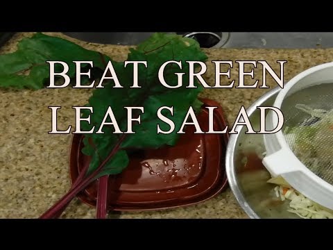 Video: Cabbage And Beet Leaf Salad