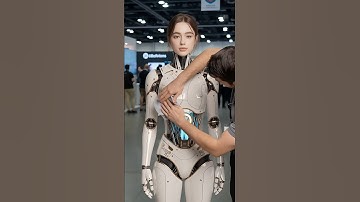 Guy Tries Out the Newest Girlfriend Robot at the Expo