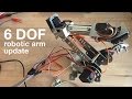 Arduino / Teensy 6 DOF / Axis Robotic Arm Inverse Kinematics - Update