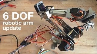 Arduino / Teensy 6 DOF / Axis Robotic Arm Inverse Kinematics - Update