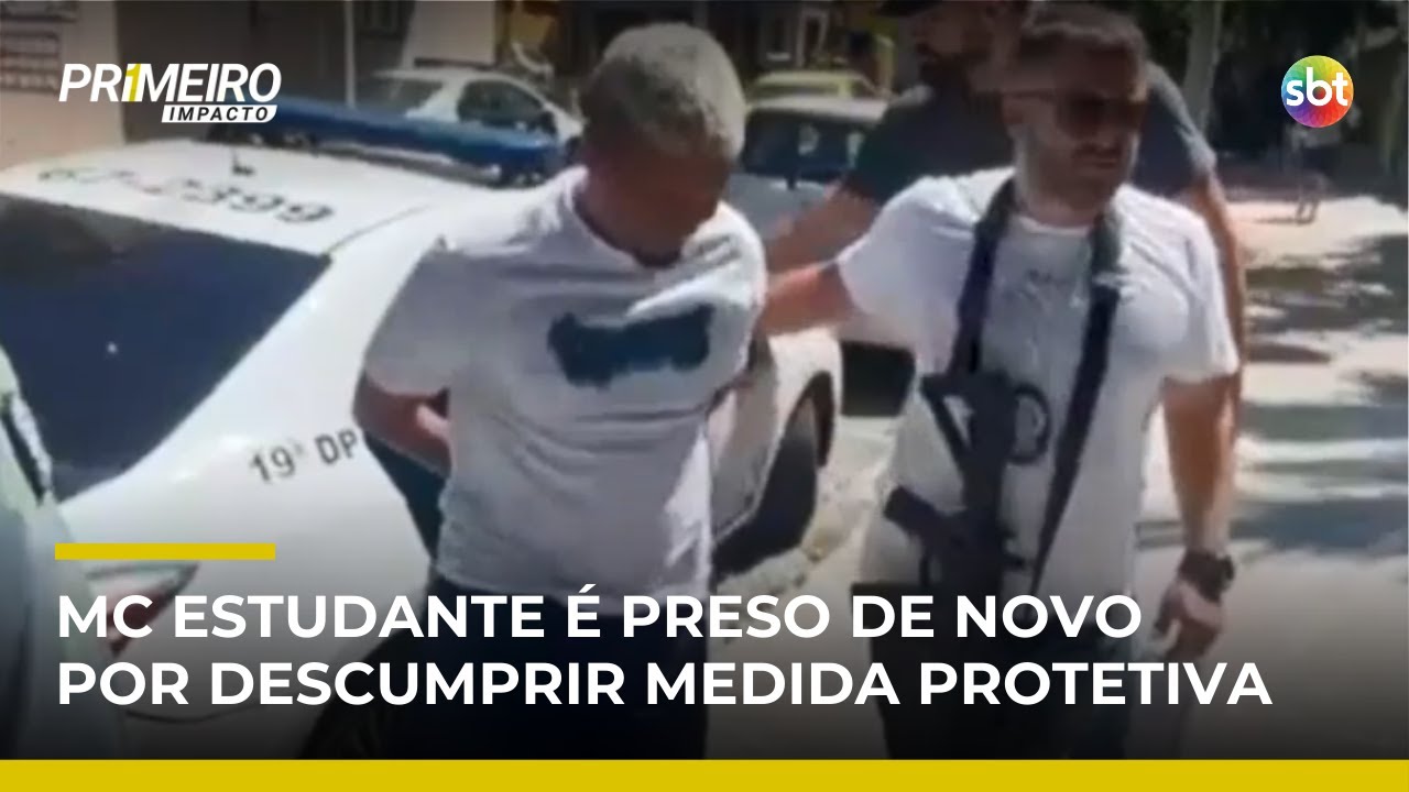 Rapper MC Estudante é preso novamente por descumprir medida protetiva no RJ | 