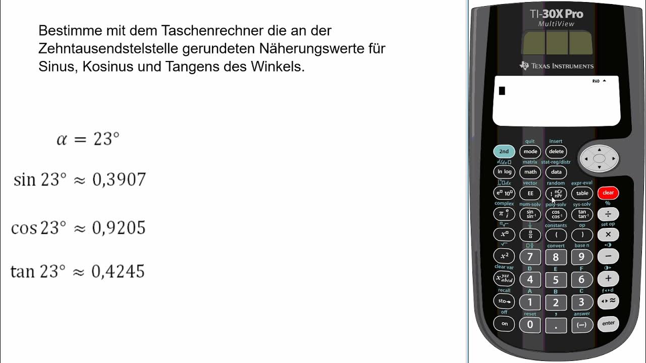 Tangens In Grad Umrechnen Mit Dem Taschenrechner