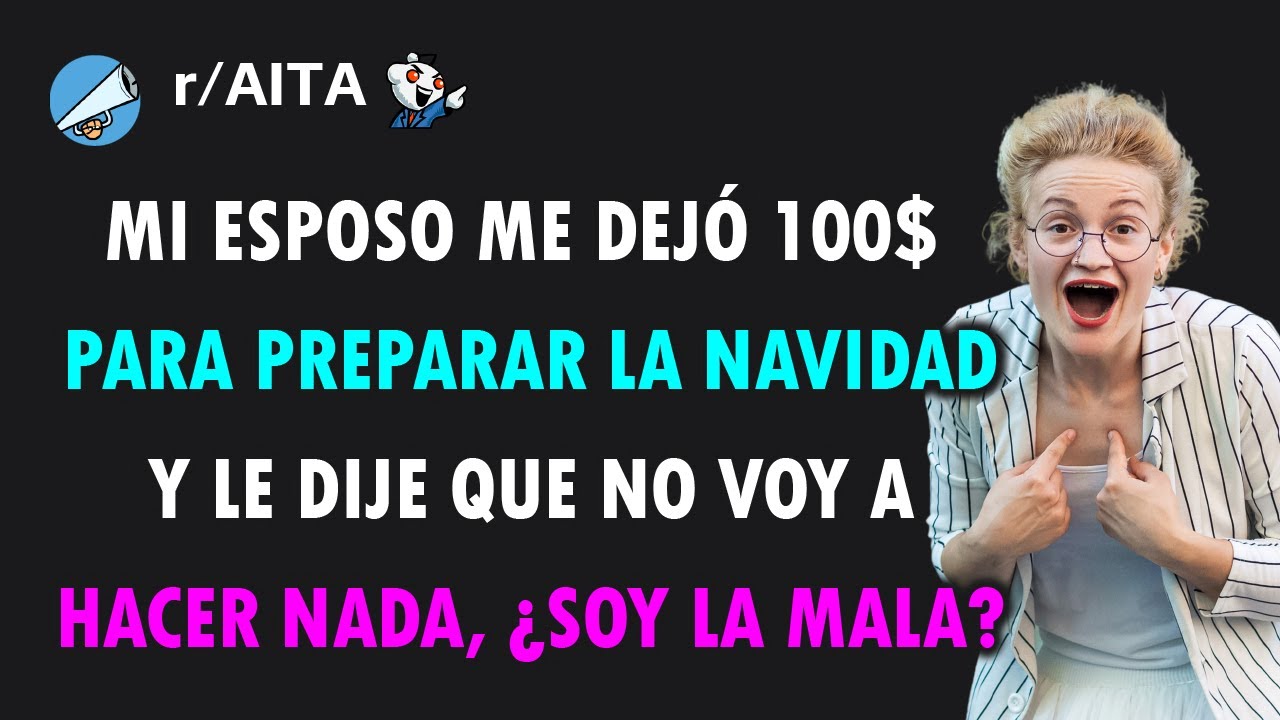 Mi esposo se fue al Mundial y sólo me dejó $100 para preparar la Navidad. No voy a hacer nada.