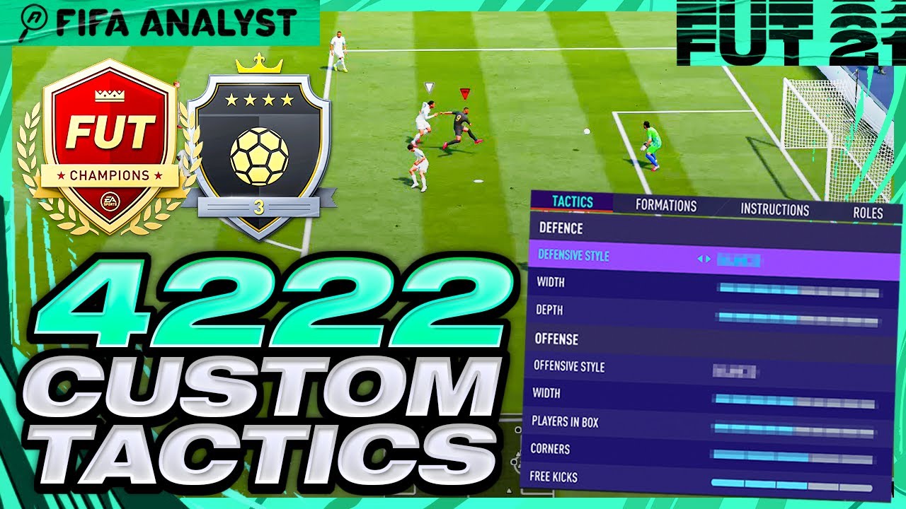 Fifa 21 4222 Custom Tactics Instructions How To Play The 4 2 2 2 Fifa 21 Best Formations Youtube