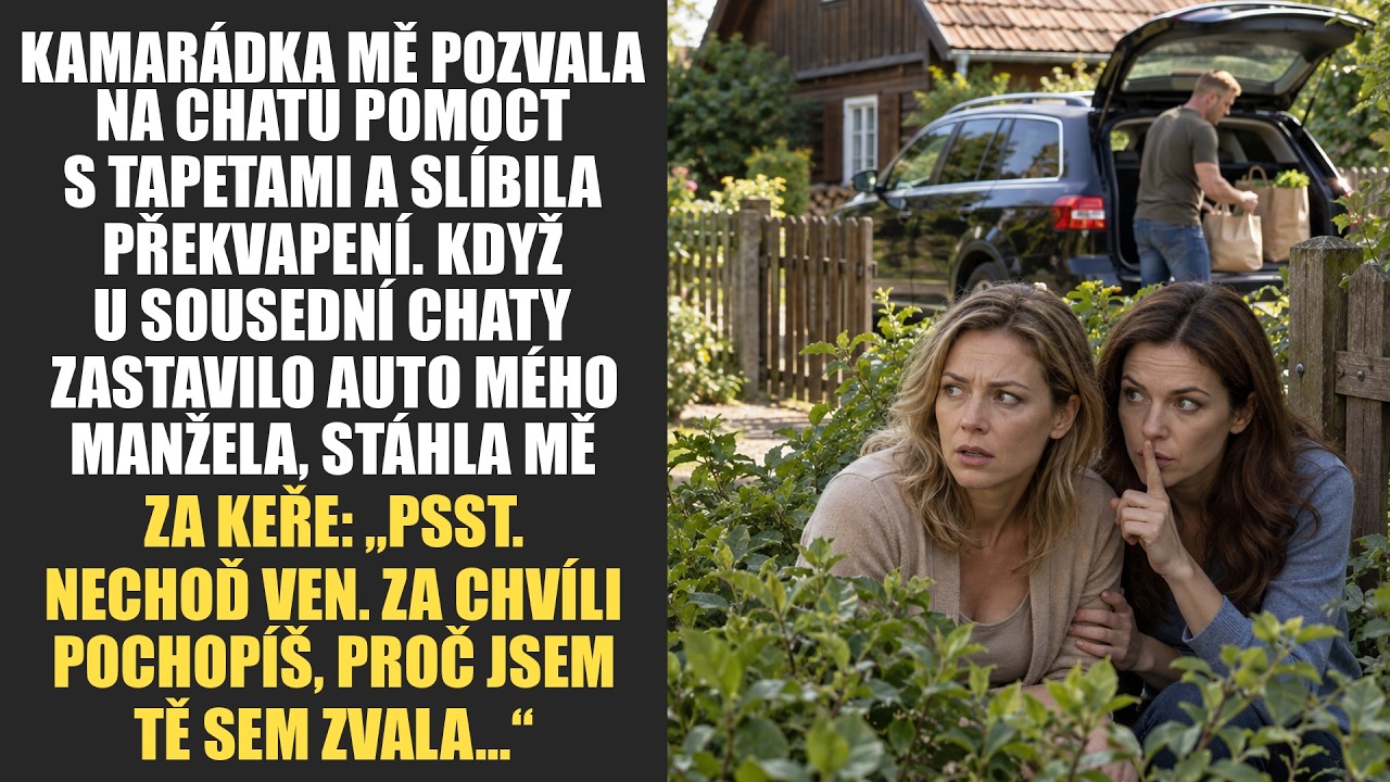 Seděla jsem schovaná za keřem a nemohla uvěřit vlastním očím. Můj manžel Vít právě vystoupil z auta před cizí chatou a začal vyndávat jednu tašku za druhou. Mléko, chleba, maso, ovoce. Ne pro...