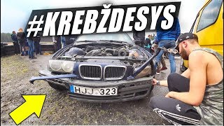 Pirmosios Drifto aukos! Nepraėjau techo?? E36 1.6 Turbo testas