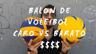 Balón de voleibol Caro vs Barato