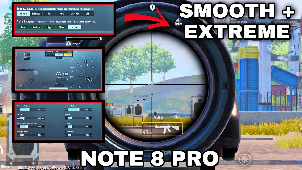 XİAOMİ REDMİ NOTE 8 PRO SENSTİVİTY CONTROL SETTİNGS !! 😈 (Codes) | Pubg Mobile / TOOXY
