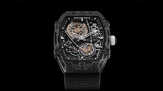 Richard Mille RM 27 05 Flying Tourbillon Rafael Nadal
Richard Mille unveiled the new RM 27-05 Flying Tourbillon Rafael Nadal. This model weighs 11.5 grams excluding its strap and can withstand a g-force of 14,000, setting a two-fold record for a manual winding tourbillon watch. Full details at https://www.timeandwatches.com/2024/05/richard-mille-unveils-rm-27-05-flying.html Richard Mille RM 27 05 Flying Tourbillon Rafael Nadal