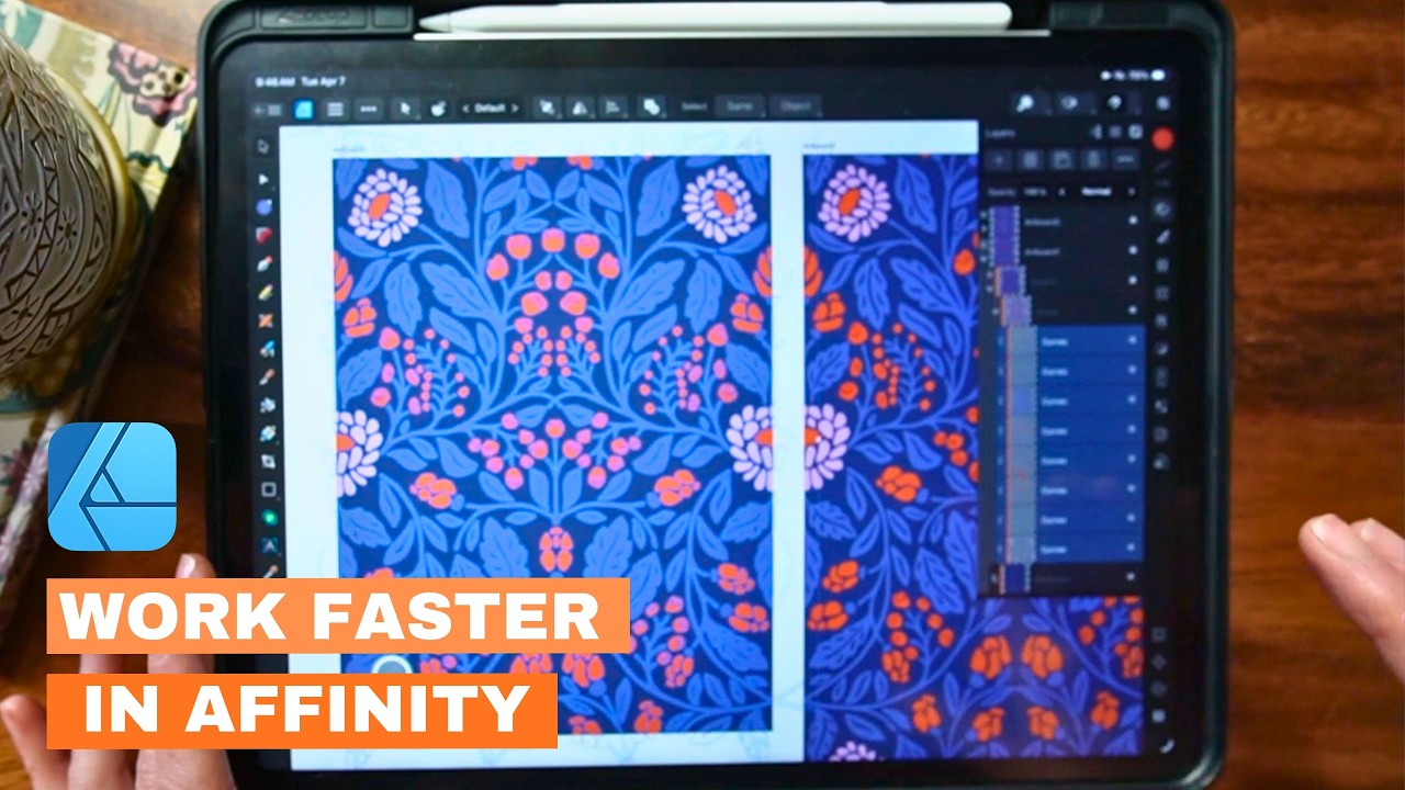 Work Faster in Affinity Designer: Time-Saving Tips for iPad - YouTube