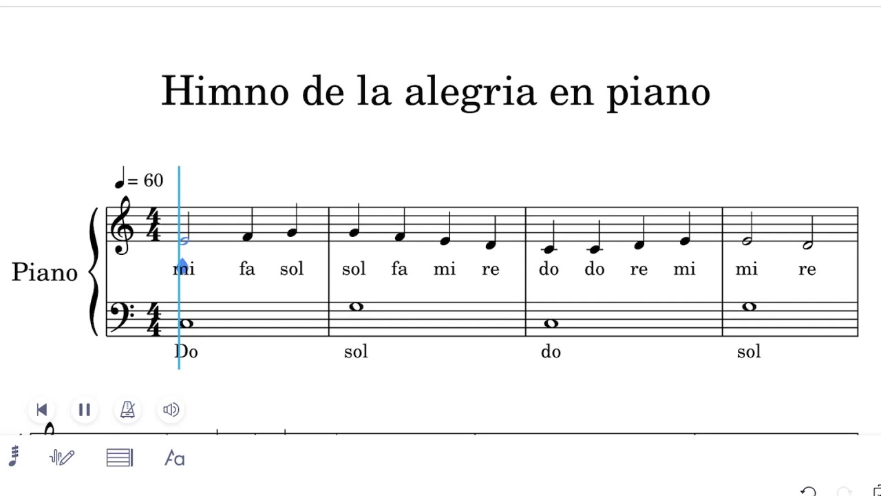 Himno De La Alegria Piano Do Re Mi www.youtube.com