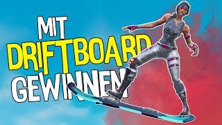 NIE ABSTEIGEN | Nur Driftboard Challenge | Fortnite Battle Royale