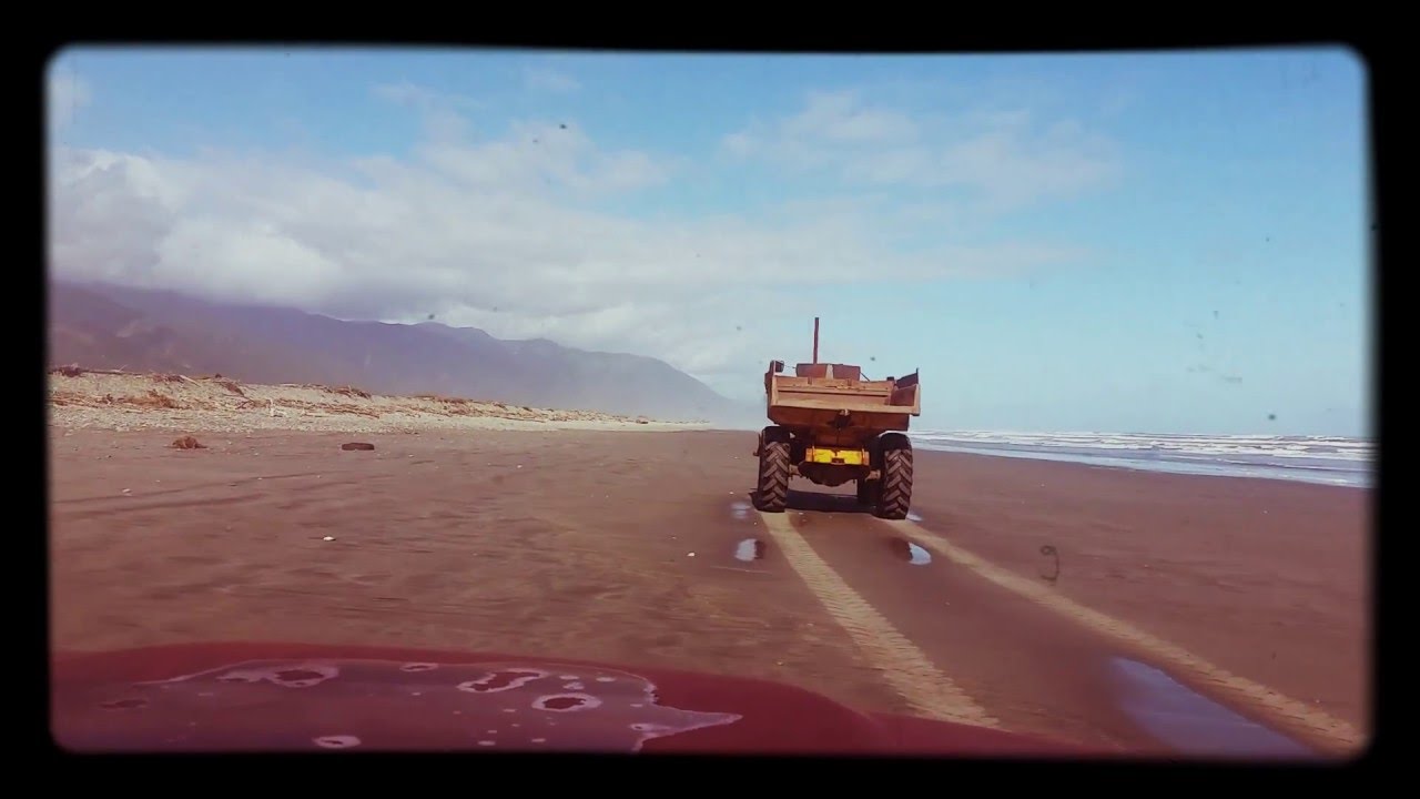 Beach mining at Barrytown, New Zealand YouTube