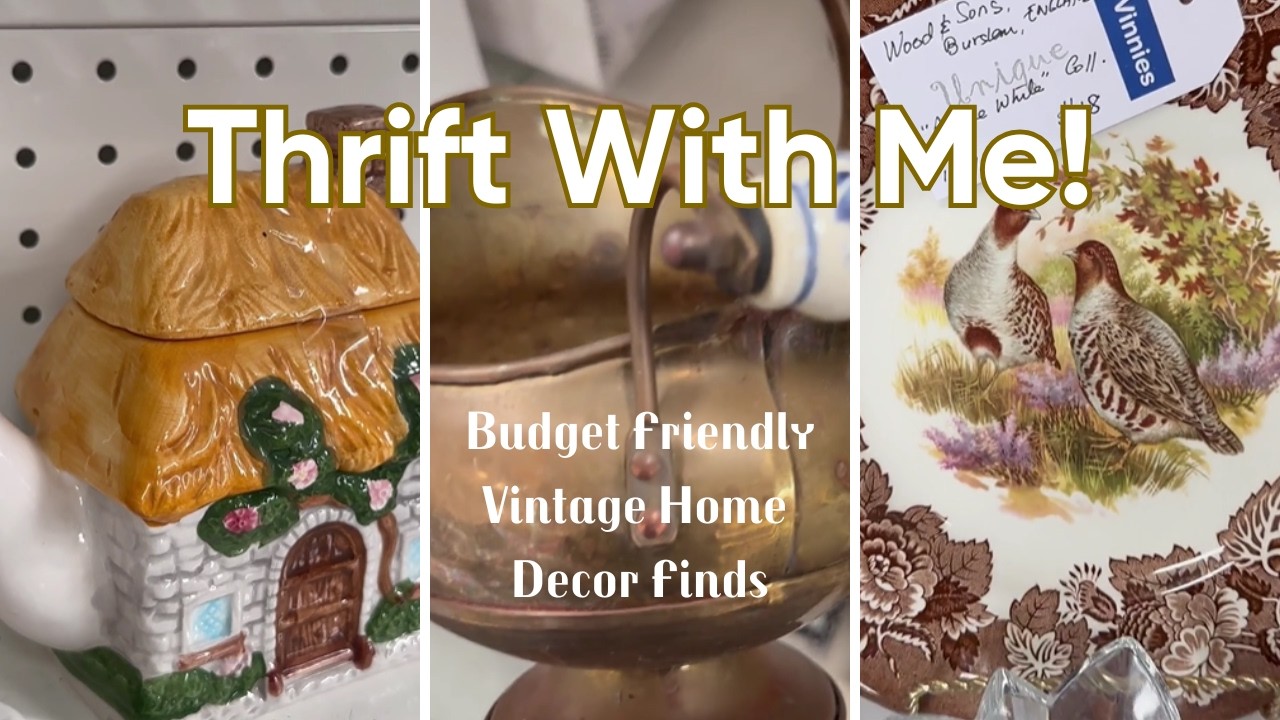 Thrift With Me | Budget Home Decor Finds (Slow Living Style)