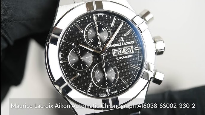 Maurice Lacroix Pontos Chronograph Monopusher Limited Ed. Automatic Watch |  Review Valjoux Relogios - YouTube