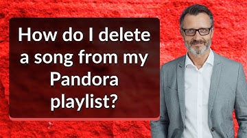 How do I delete a song from my Pandora playlist?