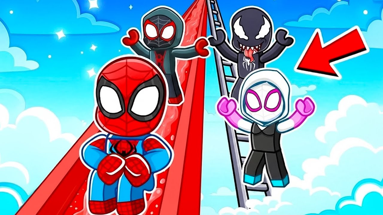 I Spent $928,754 in Climb And Slide Down The BIGGEST WATERSLIDE In Roblox!