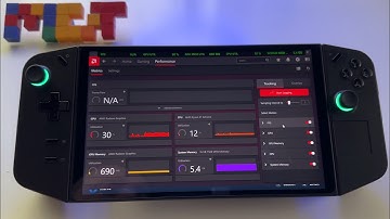 Display FPS counter on Lenovo Legion Go without oficial frame monitor by using AMD app