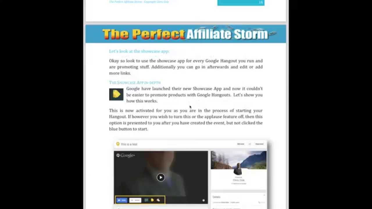 ** Perfect Affiliate Storm by Chris Cole Review | Check It Out Here **
