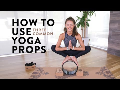 How to Use 3 Common Yoga Props - Yoga Wheel, Yoga Blocks and Yoga Strap